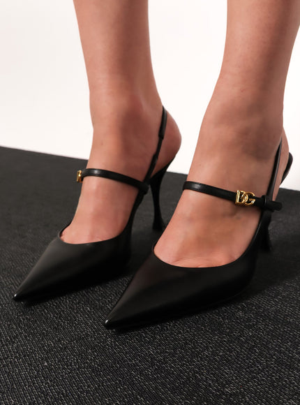 Dolce & Gabbana Suede Slingback Pumps