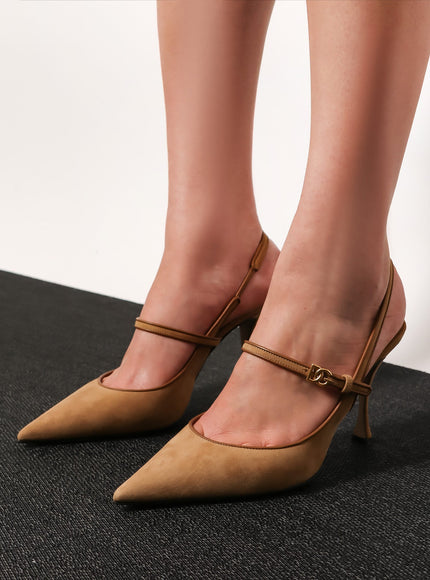 Dolce & Gabbana Suede Slingback Pumps