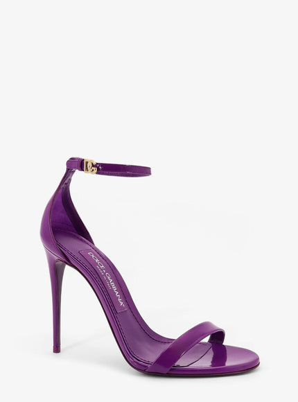 Dolce & Gabbana Keira Patent Leather Sandals