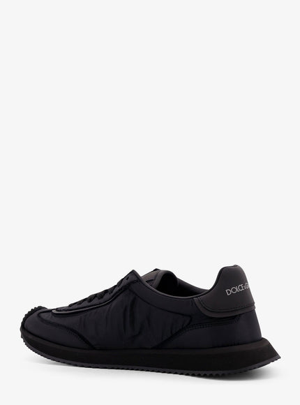 Dolce & Gabbana Low-Top Wool Sneakers With Suede Inserts