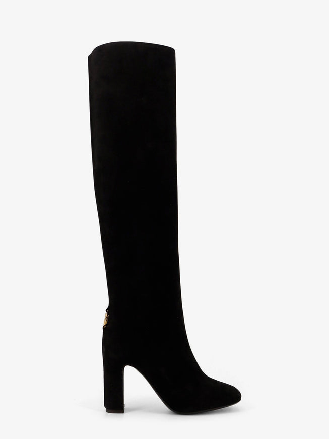 Dolce & Gabbana Suede Boots Nero