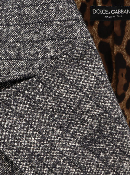 Dolce & Gabbana Wool Blend Striped Double-Breasted Blazer