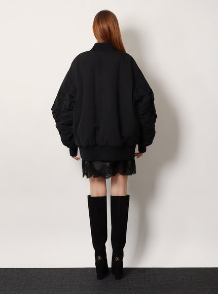 Dolce & Gabbana Nylon Jacket With Wrinkled Effect