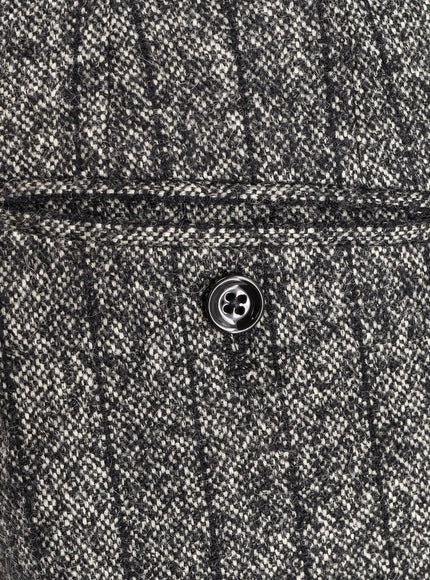 Dolce & Gabbana Striped Wool Blend Trousers