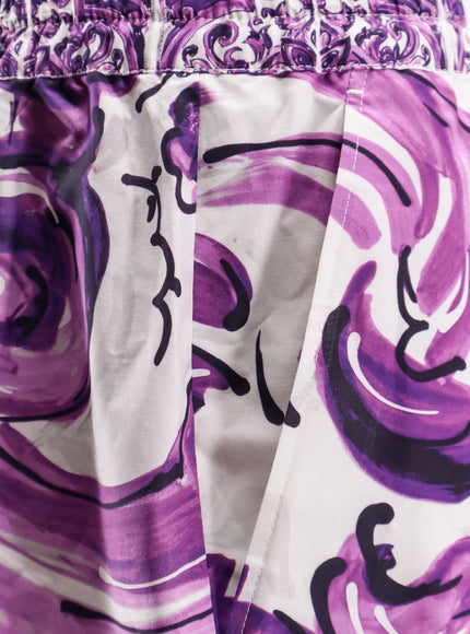 Dolce & Gabbana Cotton Shorts With Maiolica Print