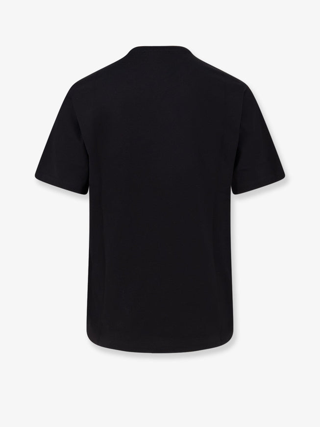 Dolce & Gabbana Cotton T-Shirt With Embossed Logo Embroidery