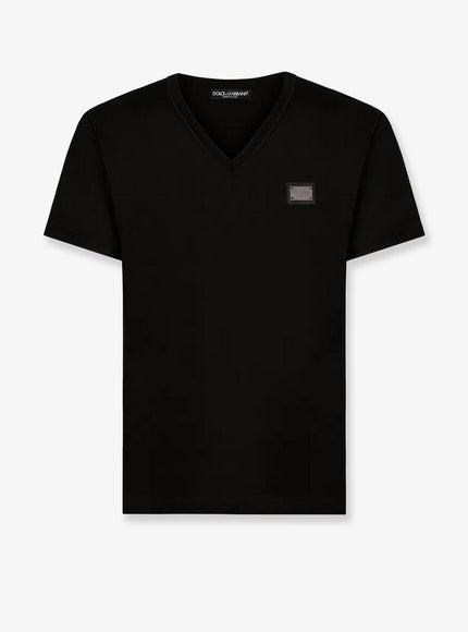 Dolce & Gabbana Cotton T-Shirt Nero