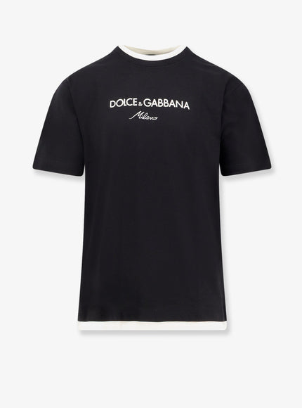 Dolce & Gabbana Cotton T-Shirt Nero