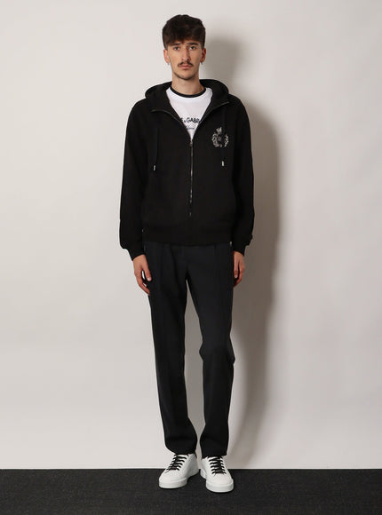 Dolce & Gabbana Cotton Sweatshirt With Logo Patch