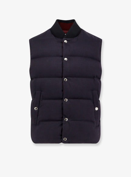 Dolce & Gabbana Sleeveless Jacket In Cotton And Viscose Fantasia