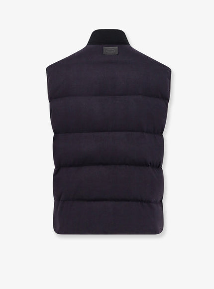 Dolce & Gabbana Sleeveless Jacket In Cotton And Viscose