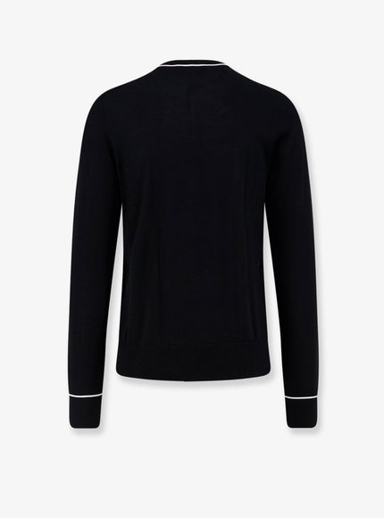 Dolce & Gabbana Virgin Wool Sweater With Embroidered Dg Logo