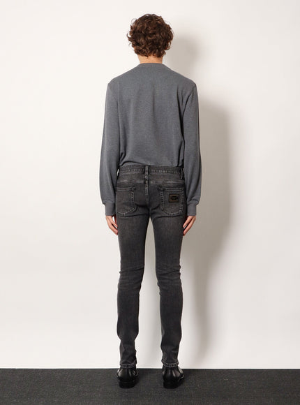 Dolce & Gabbana Skinny Grey Denim Jeans