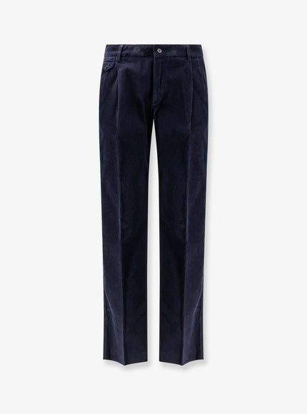 Dolce & Gabbana Corduroy Trousers Blu Scurissimo 1