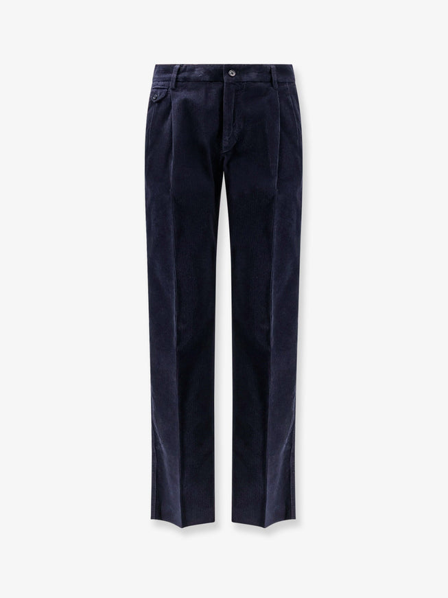 Dolce & Gabbana Corduroy Trousers Blu Scurissimo 1