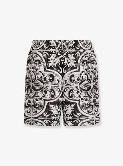 Dolce & Gabbana Swim Trunks With Pochette