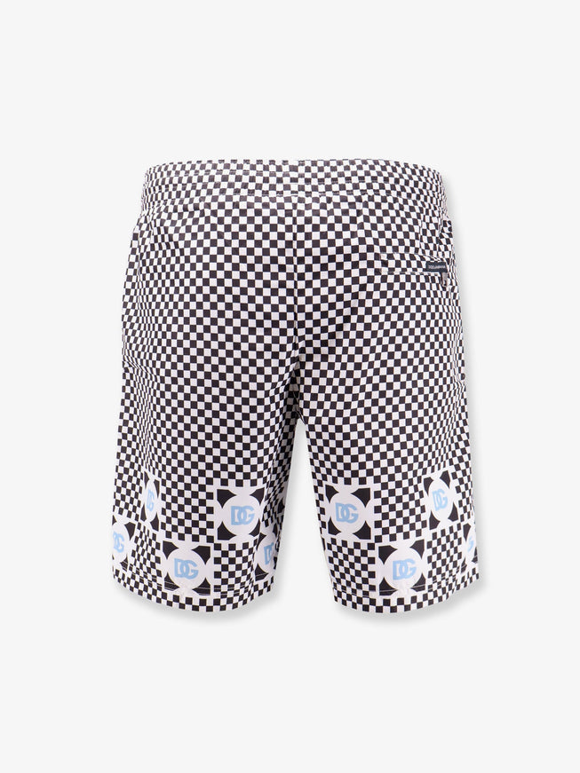 Dolce & Gabbana Swim Trunks With Pochette