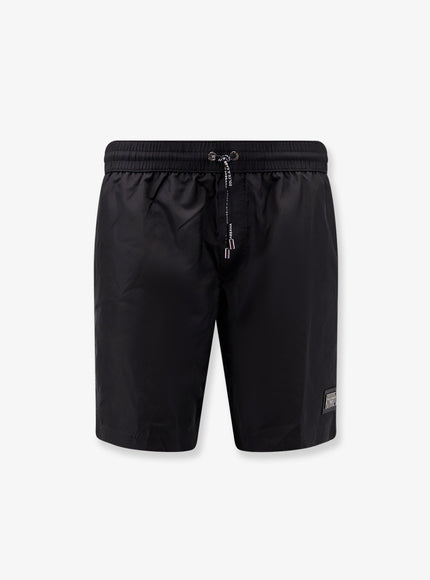 Dolce & Gabbana Nylon Swim Trunks Nero
