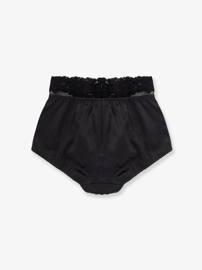 Dolce & Gabbana Silk Coulotte With Lace Inserts