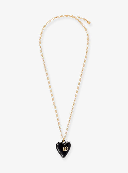 Dolce & Gabbana Metal Necklace With Rhinestones Uni Oro