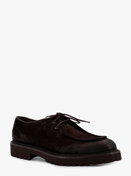 Doucal's Commander Suede Lace Up Shoes