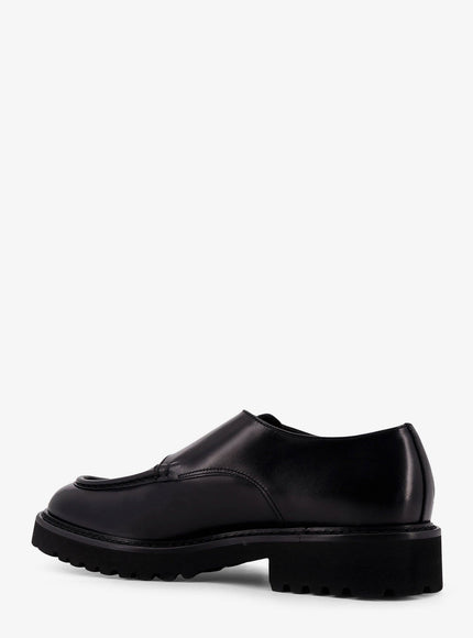 Doucal's Double Buckle Leather Shoe