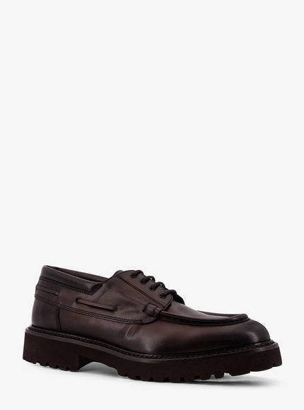 Doucal's Leather Lace-Up Shoe
