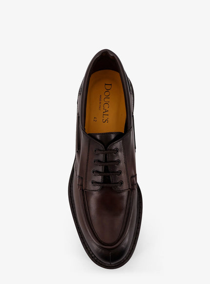 Doucal's Leather Lace-Up Shoe