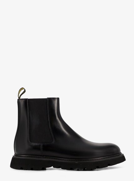 Doucal's Horse Leather Ankle Boots Nero