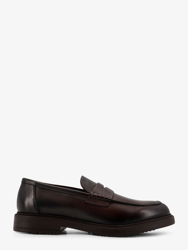 Doucal's Leather Loafers Moro