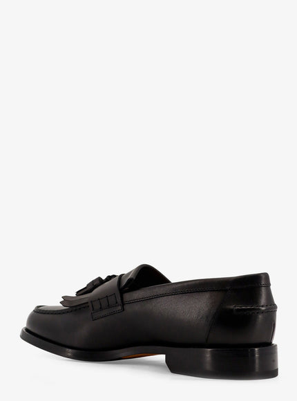 Doucal's Leather Loafers With Tassels