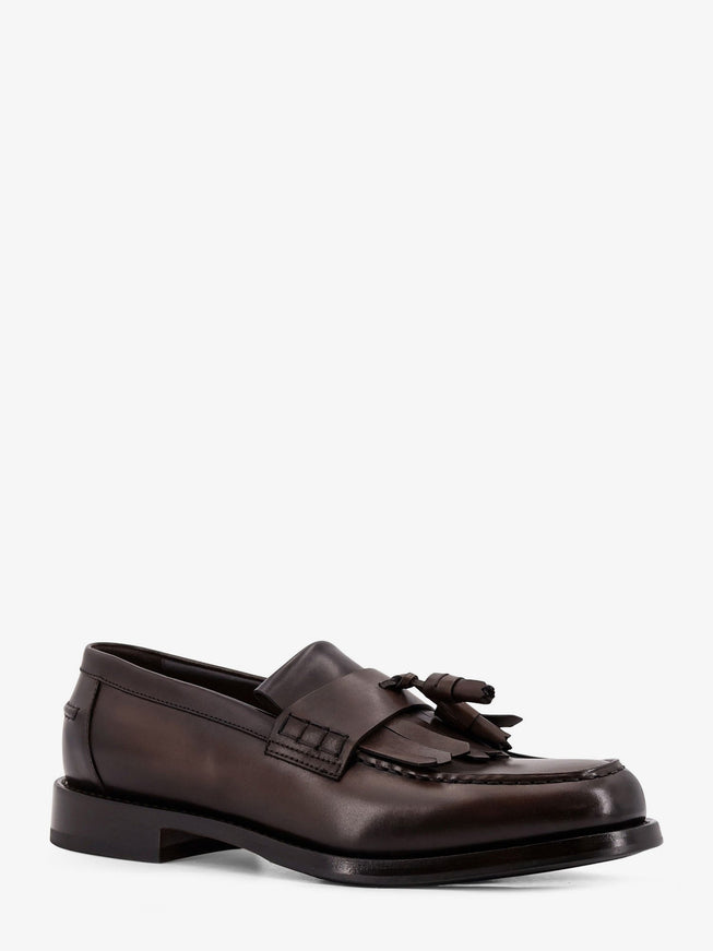 Doucal's Leather Loafers With Tassels