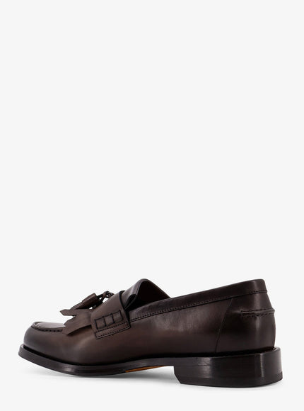 Doucal's Leather Loafers With Tassels