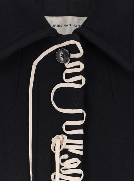 Dries Van Noten Rebela Wool Blend Coat