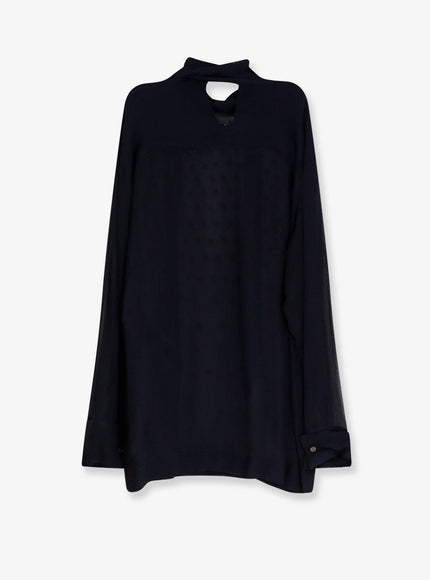 Dries Van Noten Viscose Shirt With Rhinestones