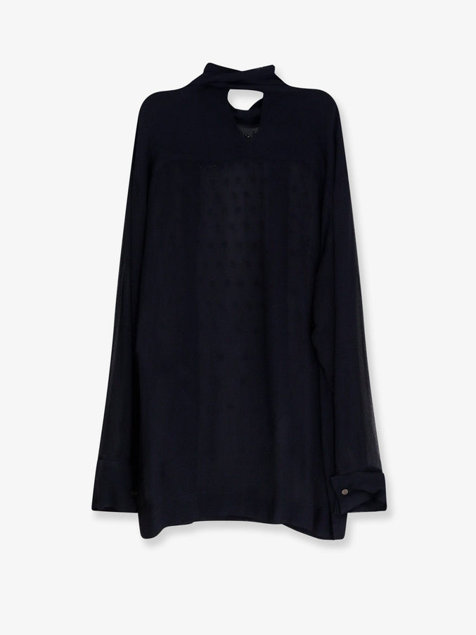 Dries Van Noten Viscose Shirt With Rhinestones