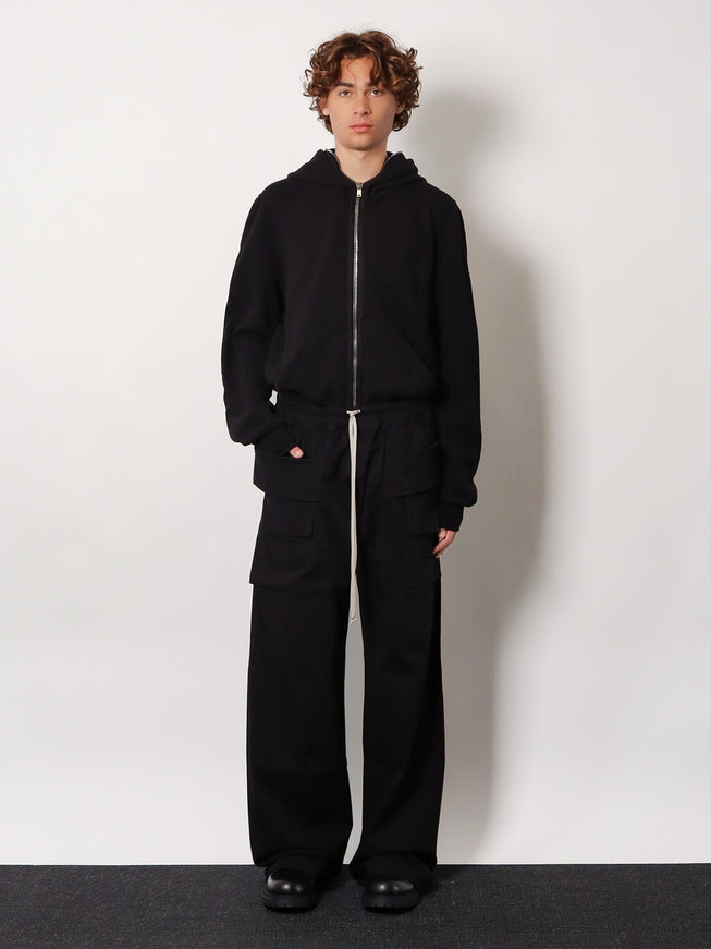 Drkshdw Creatch Wide Cargo Drawstring Cotton Trousers