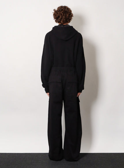 Drkshdw Creatch Wide Cargo Drawstring Cotton Trousers