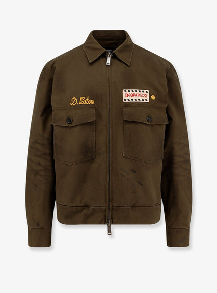 Dsquared2 Dsquared2 Bros Cotton Padded Jacket Desert Tan