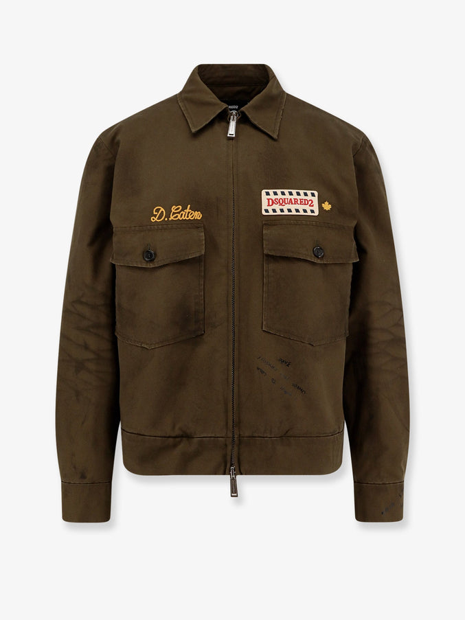 Dsquared2 Dsquared2 Bros Cotton Padded Jacket Desert Tan