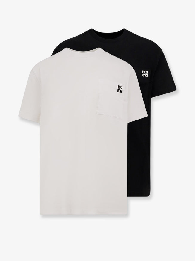 Dsquared2 Cotton T-Shirt Bipack Nero