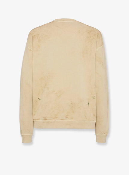 Dsquared2 Cotton Sweatshirt With Distressed Effect
