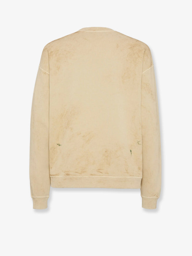 Dsquared2 Cotton Sweatshirt With Distressed Effect