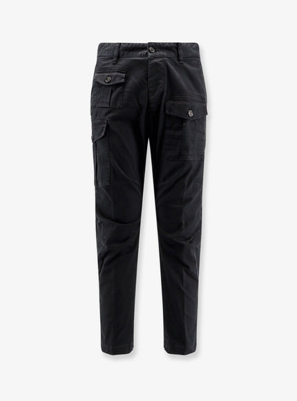 Dsquared2 Sexy Cargo Cotton Trousers Black