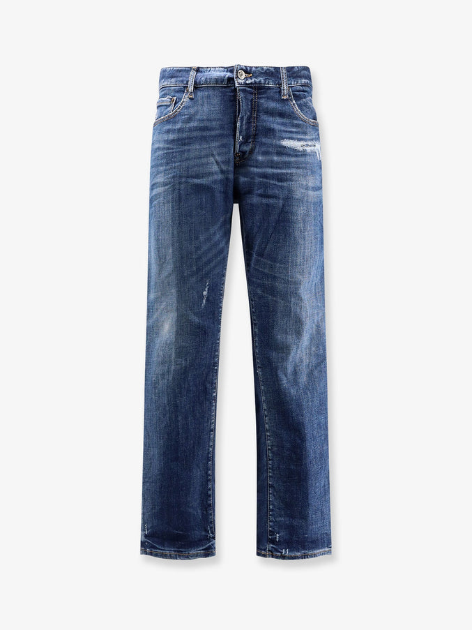 Dsquared2 Cotton Jeans Navy Blue