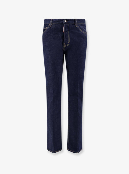 Dsquared2 Cool Guy Jeans With Contrasting Stitching Navy Blue