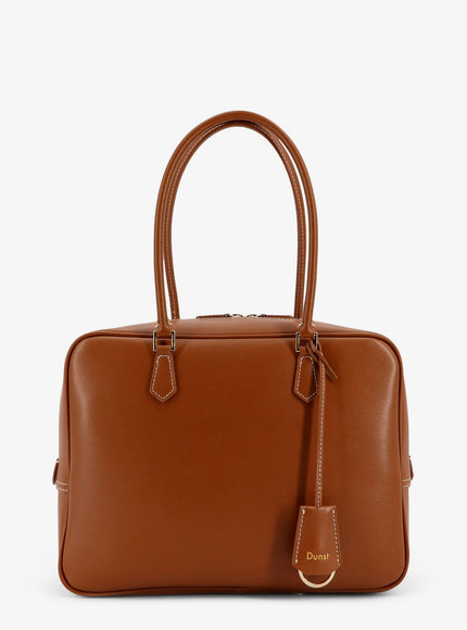 Dunst Classic Leather Shoulder Bag Uni Beige