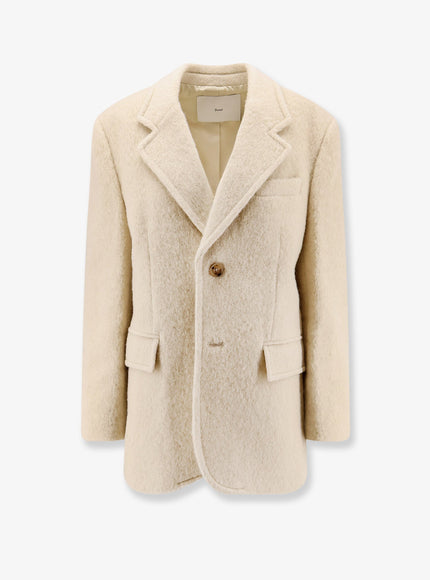 Dunst Unisex Wool And Alpaca Coat/Blazer Panna