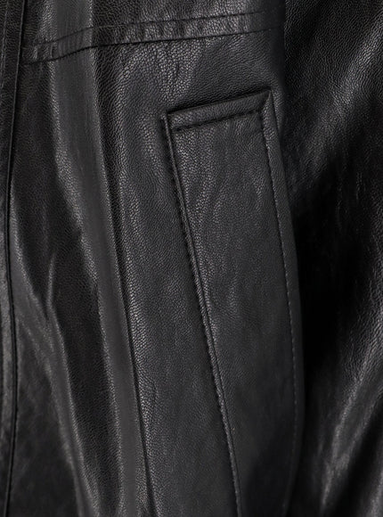 Dunst Unisex Vegan Leather Jacket