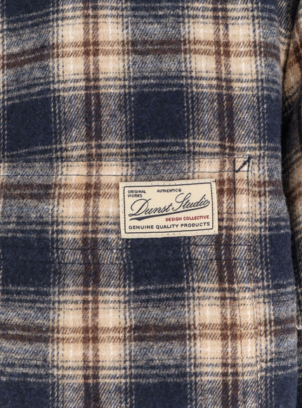 Dunst Madras Pattern Flannel Jacket